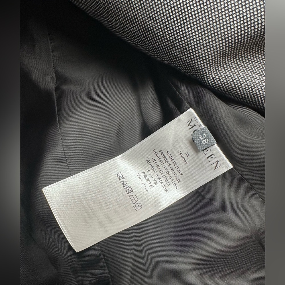 Alexander McQueen Asymmetrical Draped Gray Blazer - Picture 12 of 14